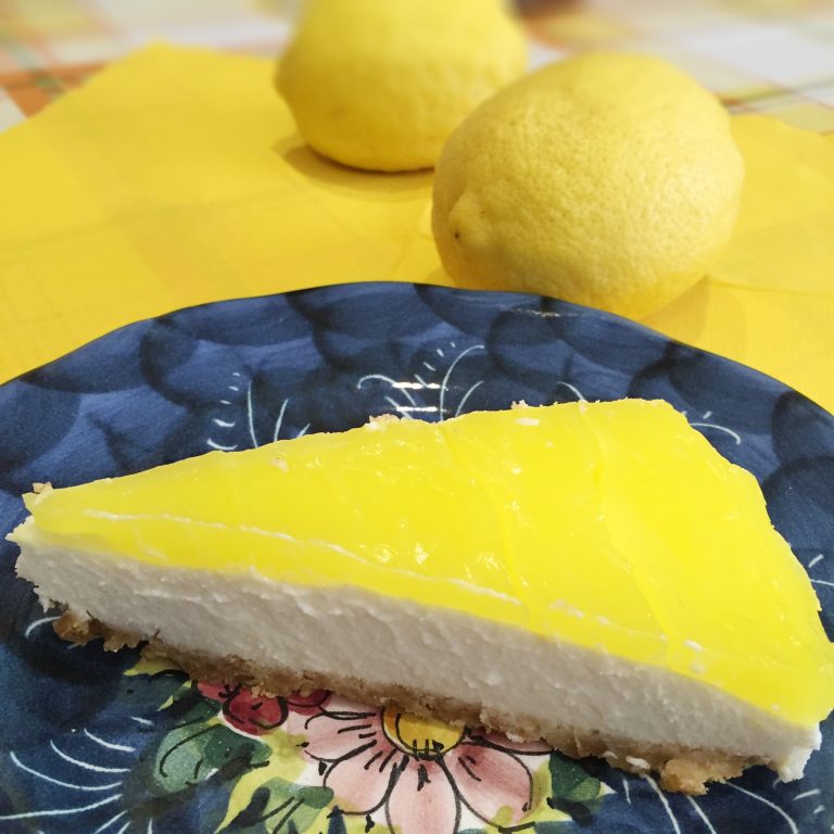 Cheesecake al limone e ricotta